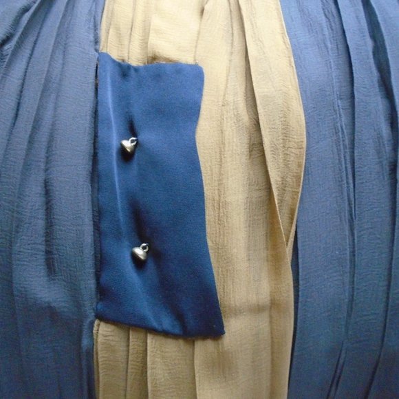 CHLOE silk crepe layer skirt maxi Brown / Smoke 91L luxury France 38 30" W - Picture 7 of 10